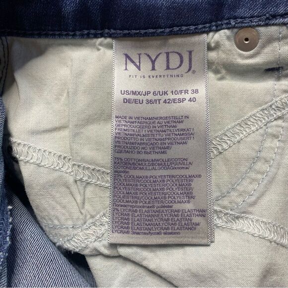 NYDJ Not Your Daughter’s Jeans Cool Embrace Cropped Jeans Lift Tuck Technology 6 - Picture 10 of 12